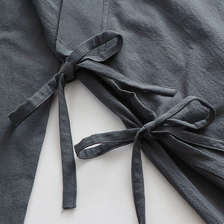 Buddha Stones Wudang Tradycyjna ceremonia sztuk walki Tai Chi Długi rękaw Męska taoistyczna długa szata - image 10