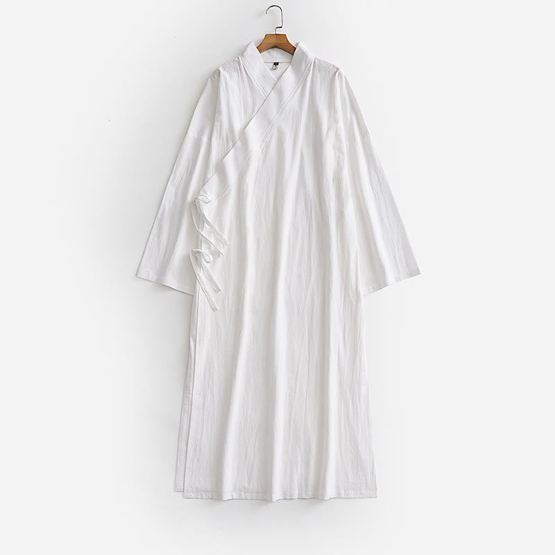 Buddha Stones Wudang Tradycyjna ceremonia sztuk walki Tai Chi Długi rękaw Męska taoistyczna długa szata - image 2