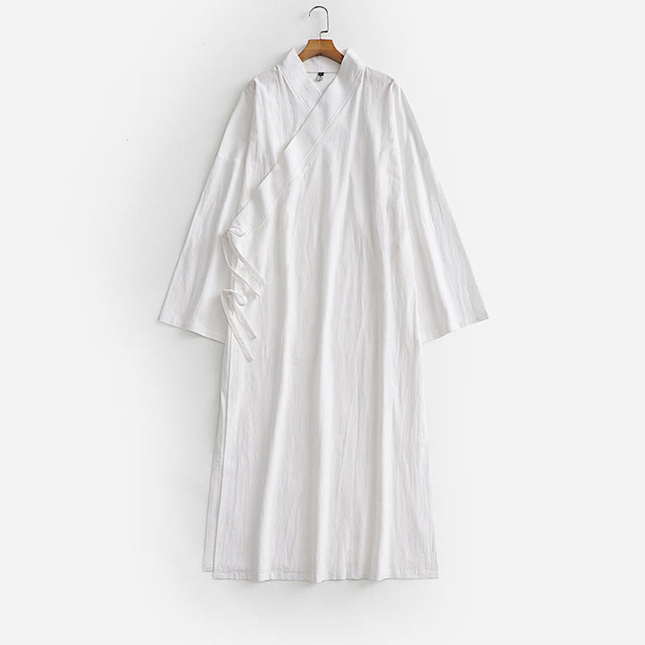 Buddha Stones Wudang Tradycyjna ceremonia sztuk walki Tai Chi Długi rękaw Męska taoistyczna długa szata - image 2