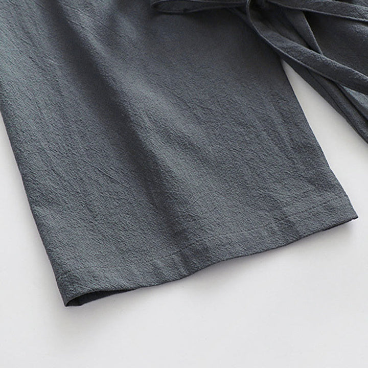 Buddha Stones Wudang Tradycyjna ceremonia sztuk walki Tai Chi Długi rękaw Męska taoistyczna długa szata - image 11