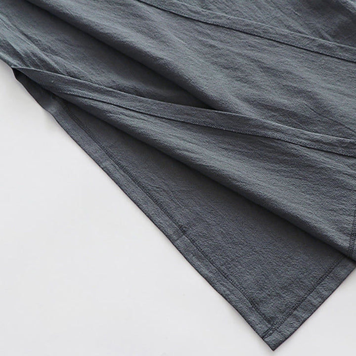 Buddha Stones Wudang Tradycyjna ceremonia sztuk walki Tai Chi Długi rękaw Męska taoistyczna długa szata - image 12