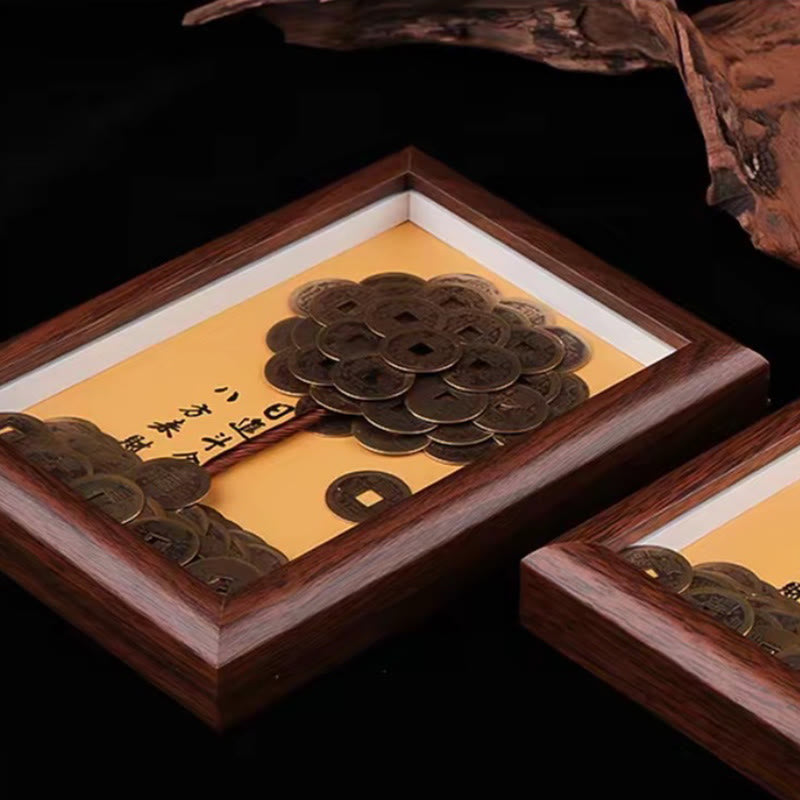 Buddha Stones Pięciu Cesarzy, Drzewo Przyciągają Fortunę, Ochrona Ramki Na Zdjęcia, Ozdoba Wystrój Domu - image 6