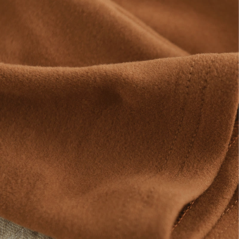 Bluza z kapturem damska z długim rękawem i kapturem "Buddha Stones Winter Solid Color Cotton Thicked" z kapturem - image 4