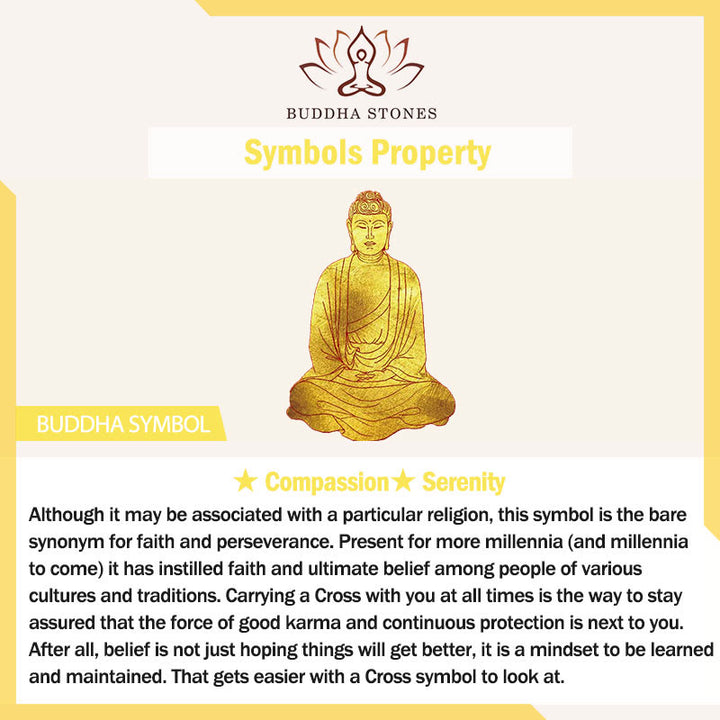 Buddha Stones, Symbol Buddy, Bransoletka wzmacniająca ze stali tytanowej - image 4