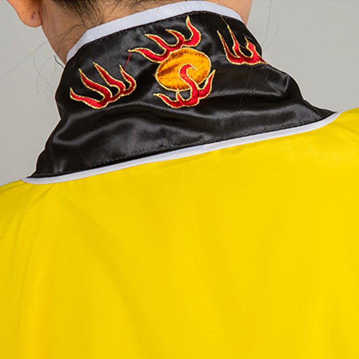 Buddha Stones Wudang Haft Smok Tygrys Długi Szeroki Rękaw Uniseks Taoistyczna Szata Kimono Na Ceremonię Qigong - image 11