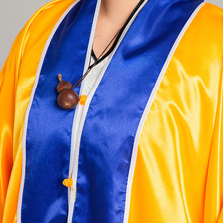 Buddha Stones Wudang Żuraw Haft Długi Szeroki Rękaw Uniseks Taoistyczna Szata Kimono Na Ceremonię Qigong Tai Chi - image 13