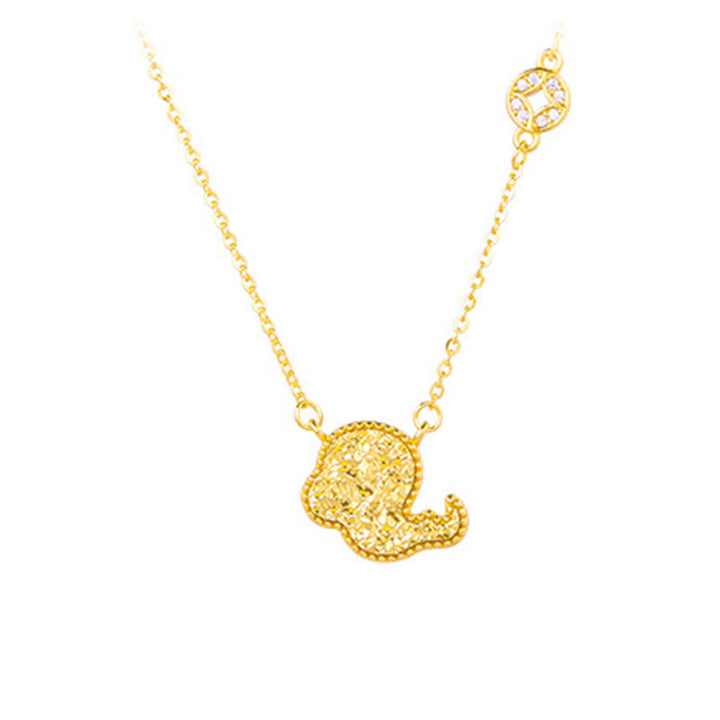 Naszyjnik z Buddha Stones, Rok Konia, Chiński Zodiak, Srebro Sterling 925, Wzór Monety, Błogosławieństwo, Łańcuszek - Wąż - Srebro (Błogosławieństwo ♥ Ochrona) - image 21