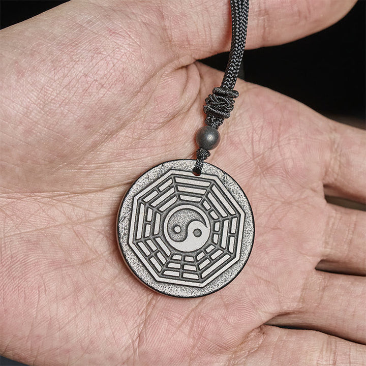 Buddha Stones z autentycznym kamieniem szungitowym i ochroną Yin Yang Bagua - image 8
