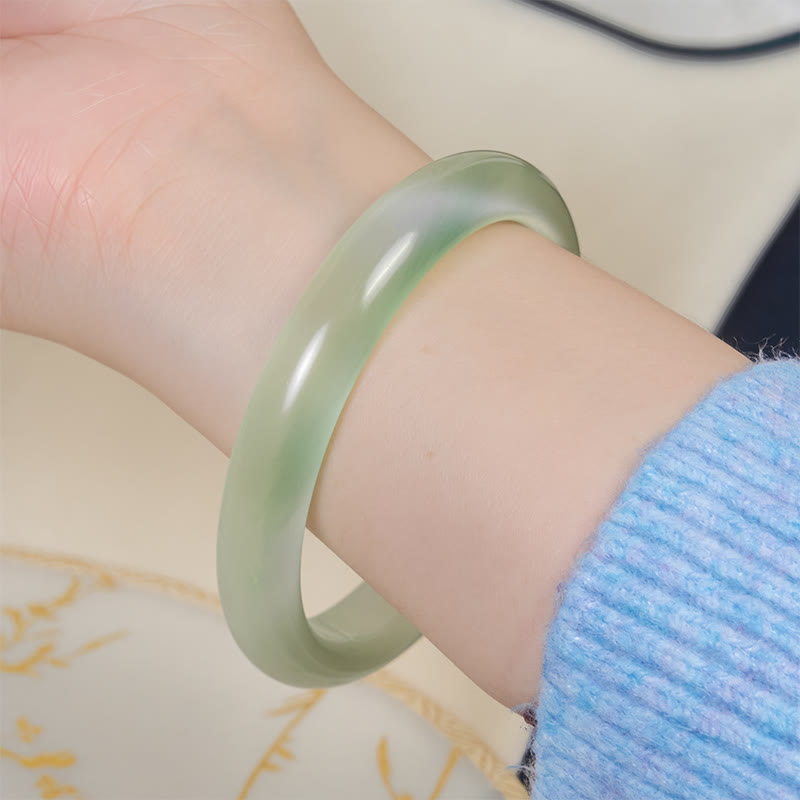 Bransoletka-mankiet z Buddha Stones , chryzoberylowego kociego oka, cienka, wspierająca spokój - image 4