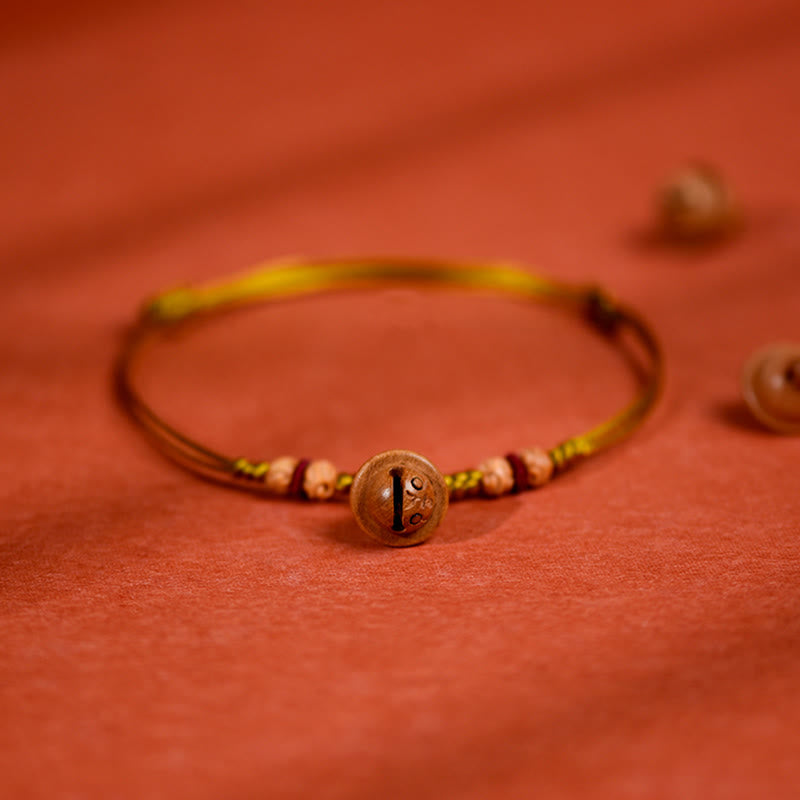 Buddha Stones, czerwony sznurek, koraliki z drewna brzoskwiniowego, dzwonek, siła, regulowana, obroża dla kotów i małych psów - image 14