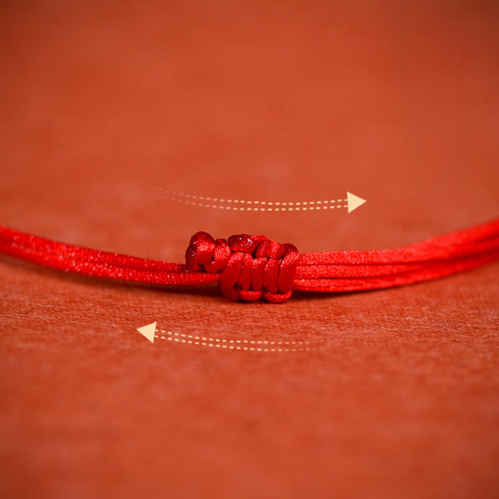 Buddha Stones, czerwony sznurek, koraliki z drewna brzoskwiniowego, dzwonek, siła, regulowana, obroża dla kotów i małych psów - image 10