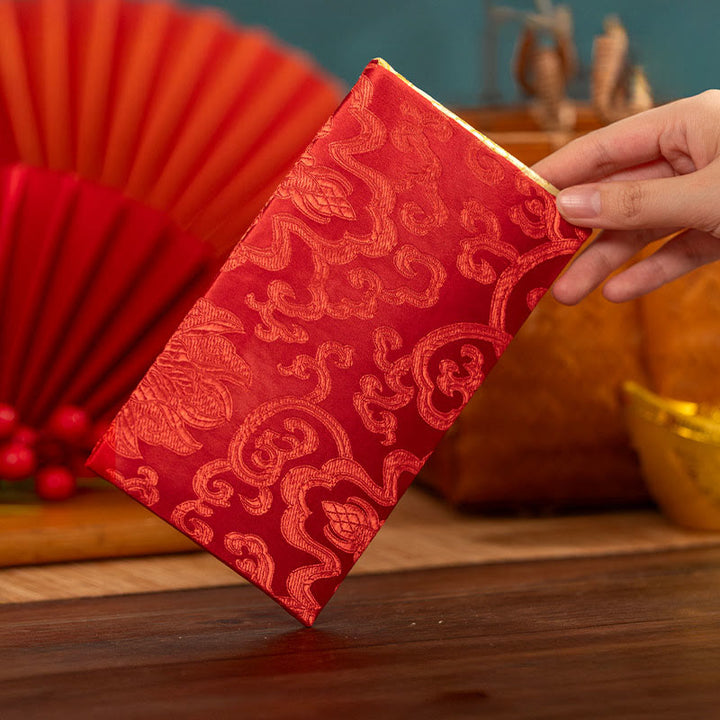 Buddha Stones, chińska czerwona koperta, haft, pokój, radość, rok konia 2026, nowy rok - image 4