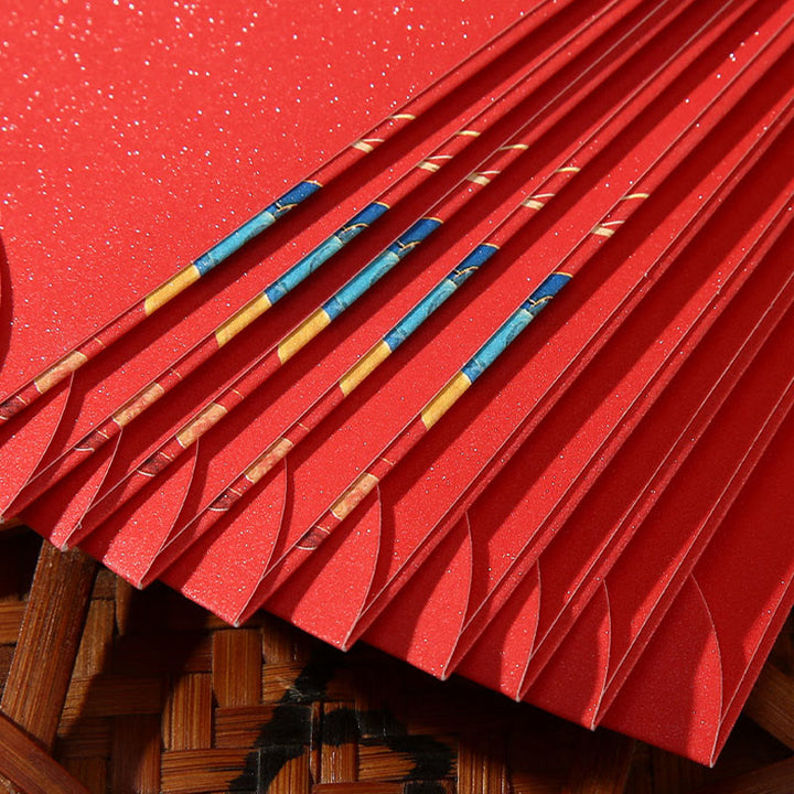 Buddha Stones Rok Konia 2026 Błogosławieństwa Nowego Roku 6 szt. Chińska czerwona koperta - image 6