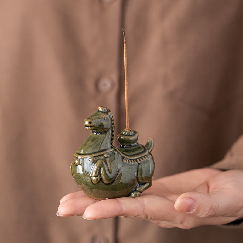 Kadzielnica z Buddha Stones na Rok Konia 2026, Nowy Rok, Sztabka Szczęścia - image 6