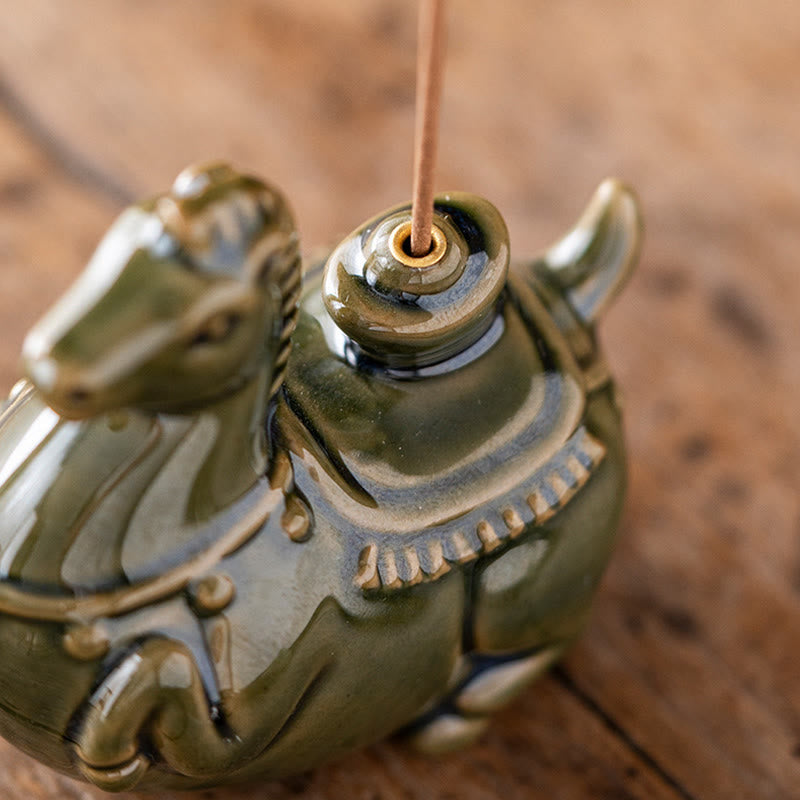 Kadzielnica z Buddha Stones na Rok Konia 2026, Nowy Rok, Sztabka Szczęścia - image 8