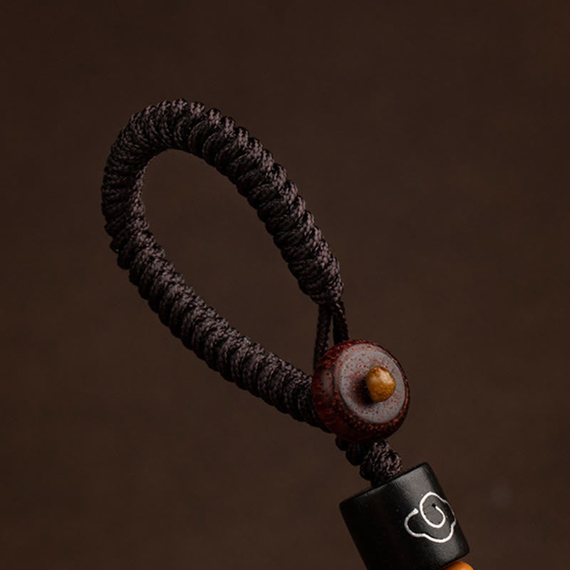 Buddha Stones, chiński zodiak, rok natalny Buddy, rok konia, Om Mani Padme Hum, lotos, hebanowy brelok z błogosławieństwem - image 12