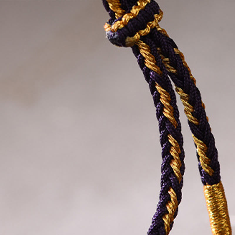 Buddha Stones, Monety Pięciu Cesarzy, Miedź, Ametyst, Cynober, Czarny, Czerwony Sznurek, Bransoletka Przyciągająca Szczęście - image 4