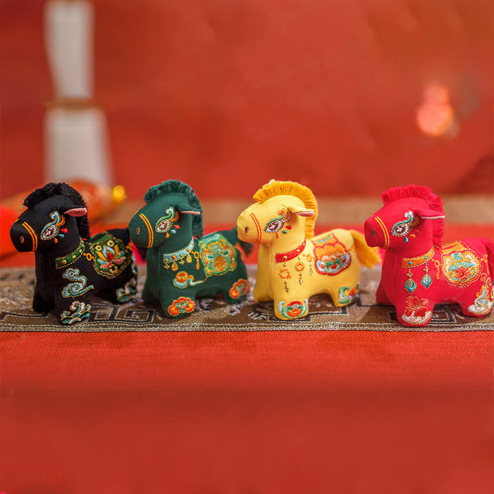 Buddha Stones Rok Konia Czerwony sznurek do haftu wiszącego - image 13