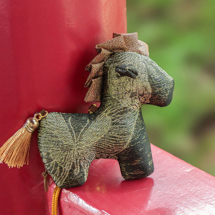 Buddha Stones Rok Konia Czerwony Sznurek Chwost Haft Wiszący Ozdoba - image 10