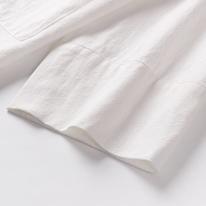 Buddha Stones, 2 sztuki, jesienny, sznurowany, bawełniany kimono, spodnie do kostek z szerokimi nogawkami i kieszeniami, męski zestaw do medytacji - image 26