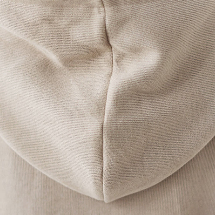 Bluza damska z kapturem z długim rękawem i kieszeniami w jednolitym kolorze z Buddha Stones - image 35