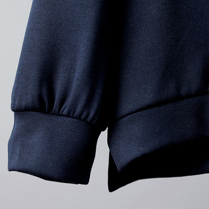 Bluza damska z kapturem z długim rękawem i haftowanym misiem z Buddha Stones - image 4