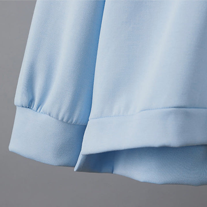 Bluza damska z kapturem z długim rękawem i haftowanym misiem z Buddha Stones - image 11