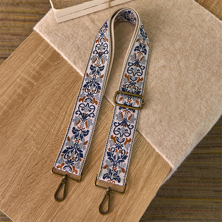 Buddha Stones, czeskie kwiaty, geometryczny haft, regulowane torebki na ramię, paski do torebki, wymiana - image 1