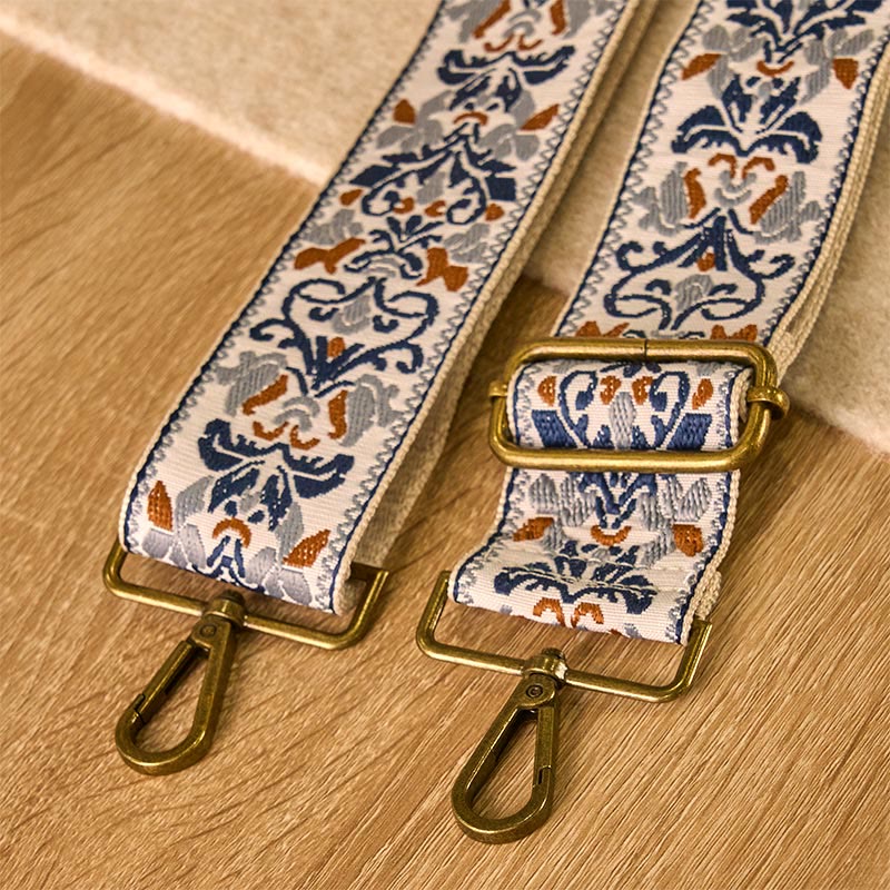 Buddha Stones, czeskie kwiaty, geometryczny haft, regulowane torebki na ramię, paski do torebki, wymiana - image 4