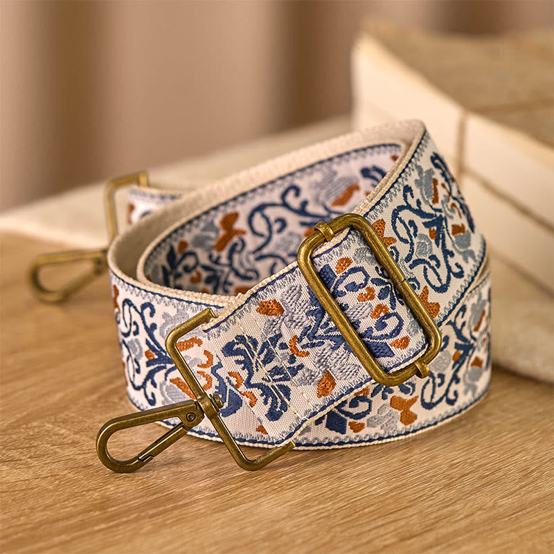 Buddha Stones, czeskie kwiaty, geometryczny haft, regulowane torebki na ramię, paski do torebki, wymiana - image 2