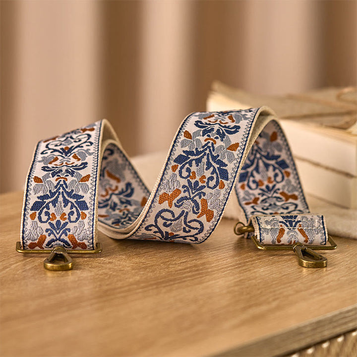 Buddha Stones, czeskie kwiaty, geometryczny haft, regulowane torebki na ramię, paski do torebki, wymiana - image 3