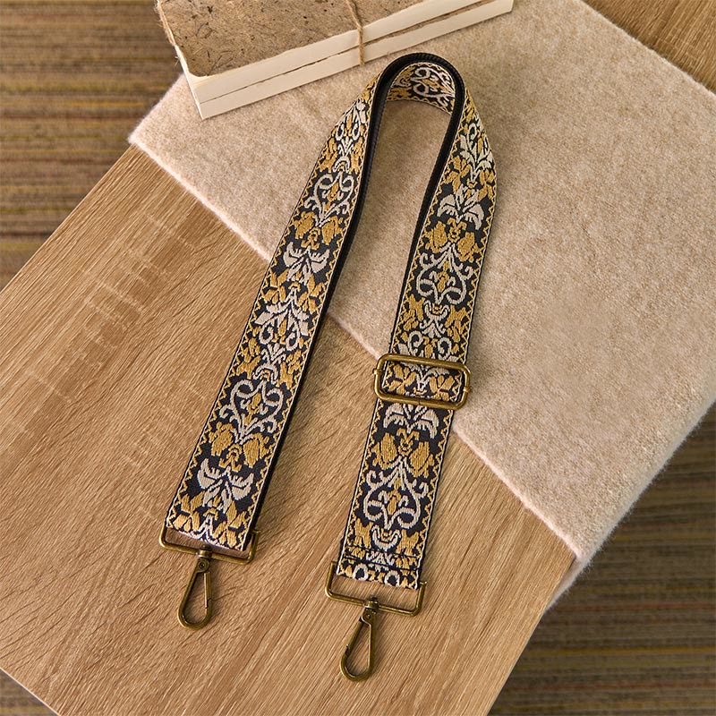 Buddha Stones, czeskie kwiaty, geometryczny haft, regulowane torebki na ramię, paski do torebki, wymiana - image 14