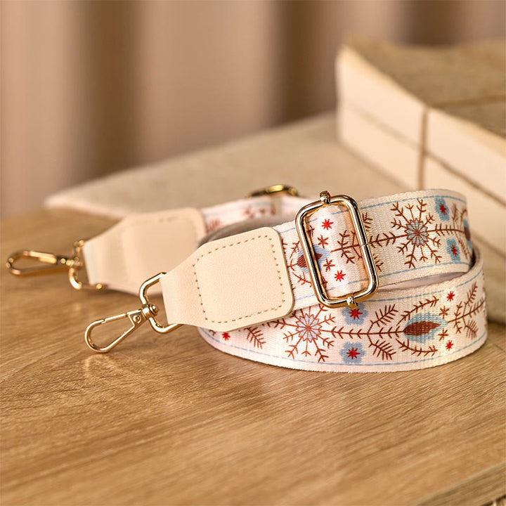 Torebki na ramię z regulowanymi paskami w kwiaty Buddha Stones, z wymiennymi paskami - image 2