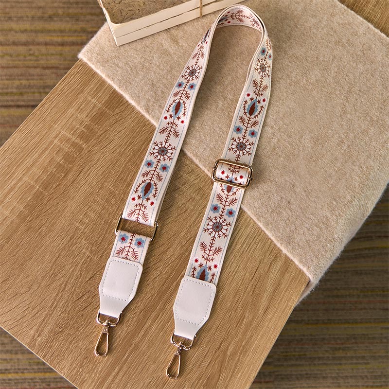 Torebki na ramię z regulowanymi paskami w kwiaty Buddha Stones, z wymiennymi paskami - image 6