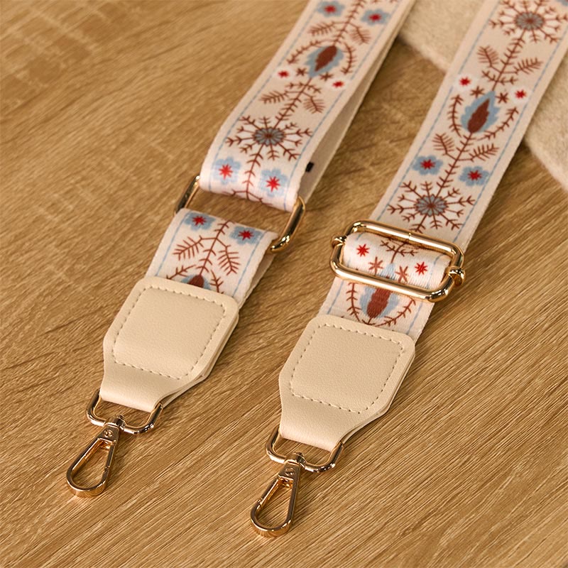 Torebki na ramię z regulowanymi paskami w kwiaty Buddha Stones, z wymiennymi paskami - image 3