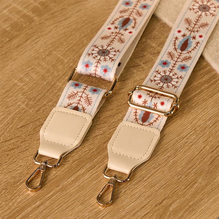 Torebki na ramię z regulowanymi paskami w kwiaty Buddha Stones, z wymiennymi paskami - image 3