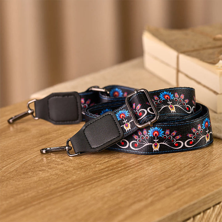 Buddha Stones, czeski kwiat powojnika, regulowane torebki na ramię, paski zamienne - image 3