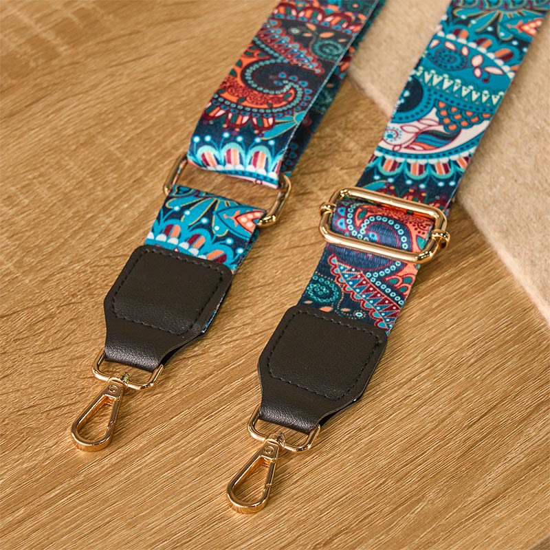 Buddha Stones Czeskie Słonecznikowe Oczy Regulowane Torebki Torebka na Ramię Crossbody Paski Wymienne - image 4