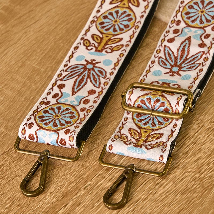 Buddha Stones Boho Liść Klonu Kwiat Geometryczny Regulowane Torebki Crossbody Torba na Ramię Paski Wymienne - image 2