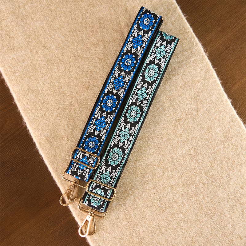 Buddha Stones, czeski okrągły kwiat, geometryczny haft, regulowane torebki na ramię, pasek na ramię, wymiana - image 14