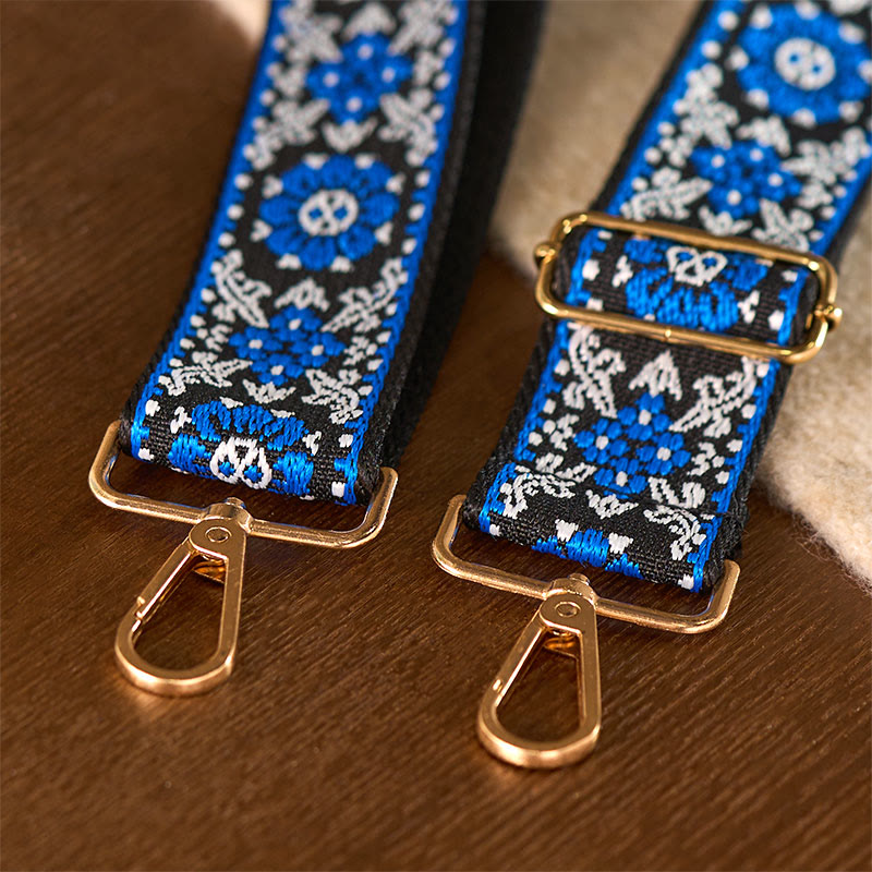 Buddha Stones, czeski okrągły kwiat, geometryczny haft, regulowane torebki na ramię, pasek na ramię, wymiana - image 13