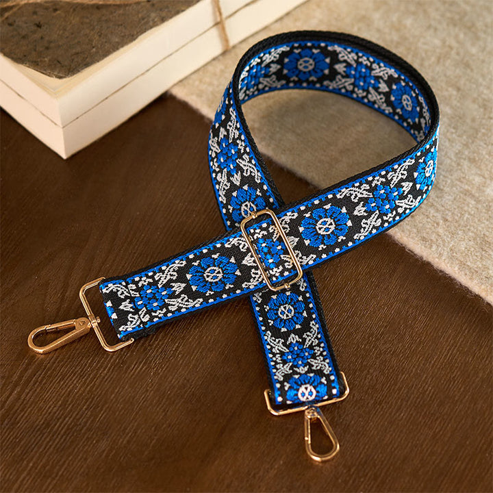 Buddha Stones, czeski okrągły kwiat, geometryczny haft, regulowane torebki na ramię, pasek na ramię, wymiana - image 11