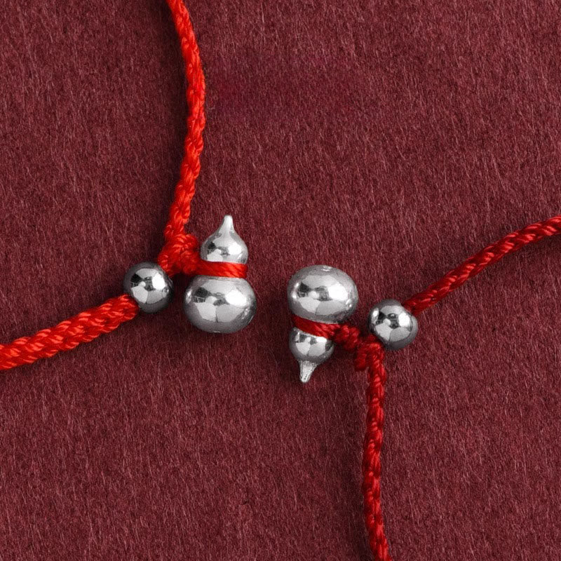 Bransoletka z zawieszką "Szczęście i szczęście" z Buddha Stones ze srebra próby 925 i tykwą - image 12