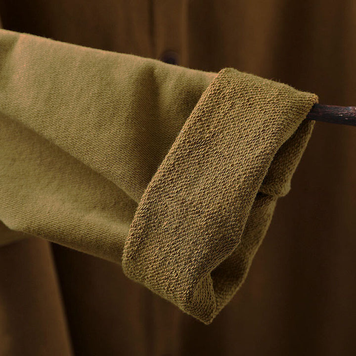 Koszula damska z bawełny Buddha Stones Fall z okrągłym dekoltem i długim rękawem - image 9