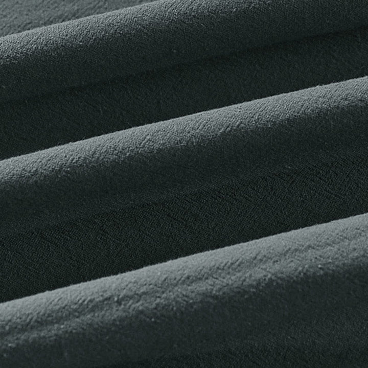 Buddha Stones, prosta, jednorzędowa chińska kurtka z żabą, bawełniano-lniane, męska, kimono z krótkim rękawem - image 9