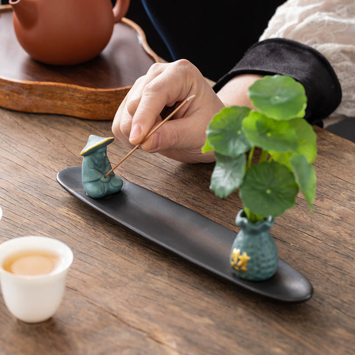 Kadzielnica do dekoracji domu PiXiu Wealth z Buddha Stones - image 3