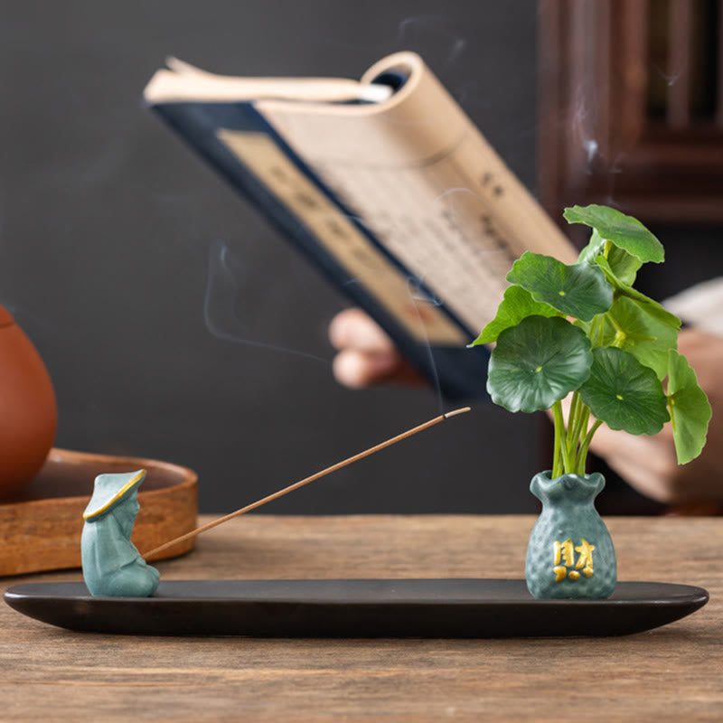 Kadzielnica do dekoracji domu PiXiu Wealth z Buddha Stones - image 2