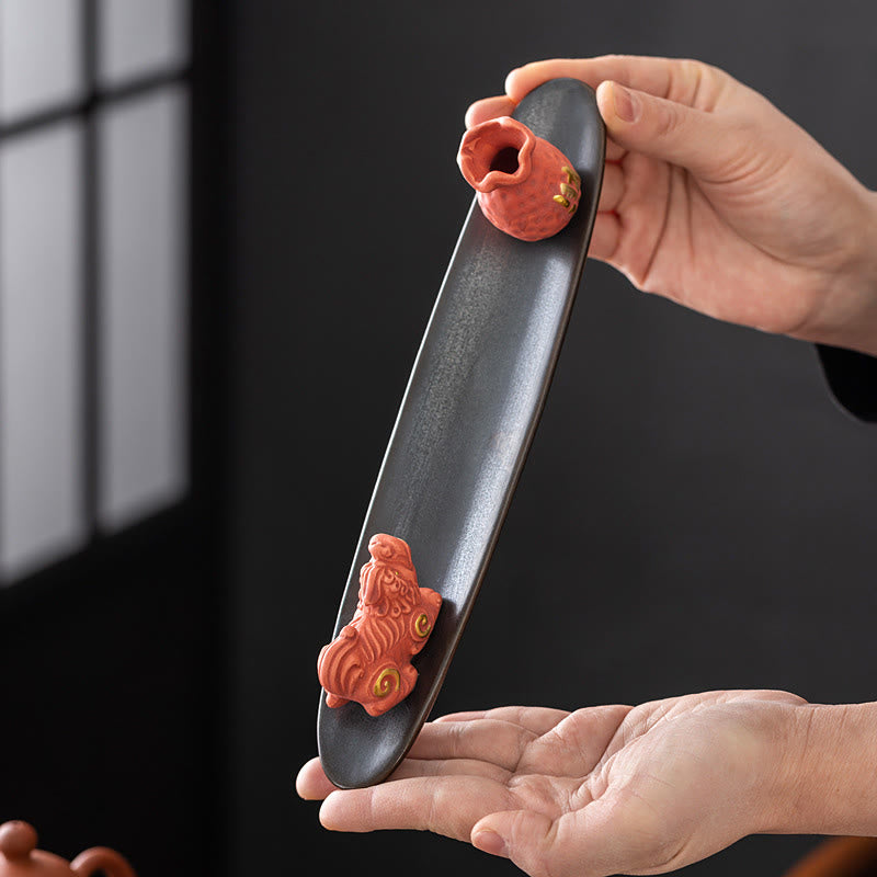 Kadzielnica do dekoracji domu PiXiu Wealth z Buddha Stones - image 9