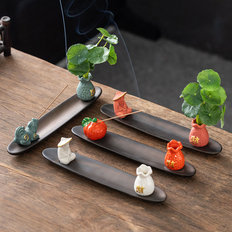 Kadzielnica do dekoracji domu PiXiu Wealth z Buddha Stones - image 19