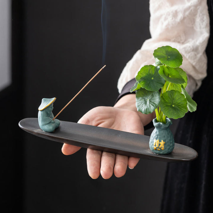 Kadzielnica do dekoracji domu PiXiu Wealth z Buddha Stones - image 11